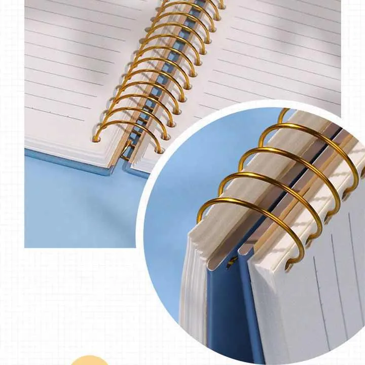 مجموعة هدايا دفتر ملاحظات وقلم حلزوني مخصص Customized Spiral Notebook and Pen Gift Set
