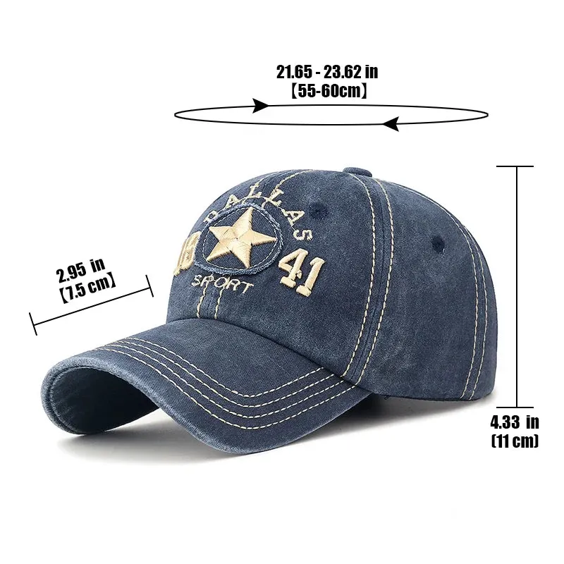 Dallas Sport Cotton Baseball Cap