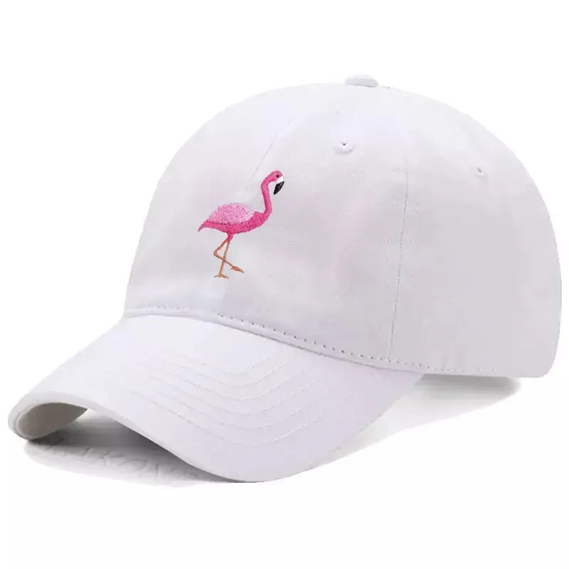 Flamingo Washed Cotton Baseball Cap