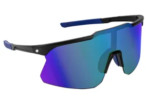 Glassy - Cooper Polarized Shades (Black/Blue Mirror