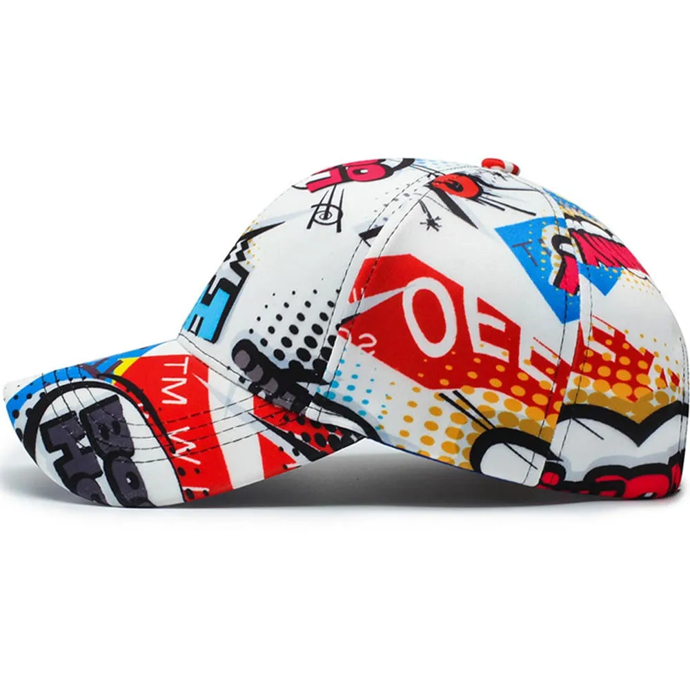 Graffiti Cotton Baseball Cap