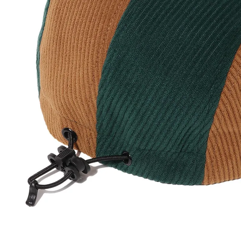 J&M Striped Corduroy Baseball Cap