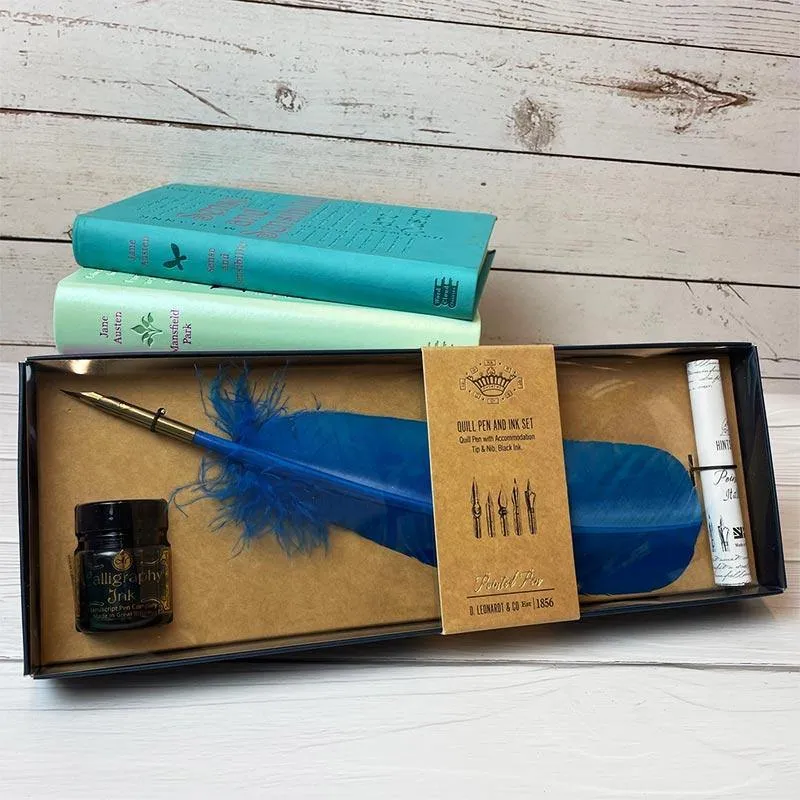 Jane Austen Quill Pen and Ink Set