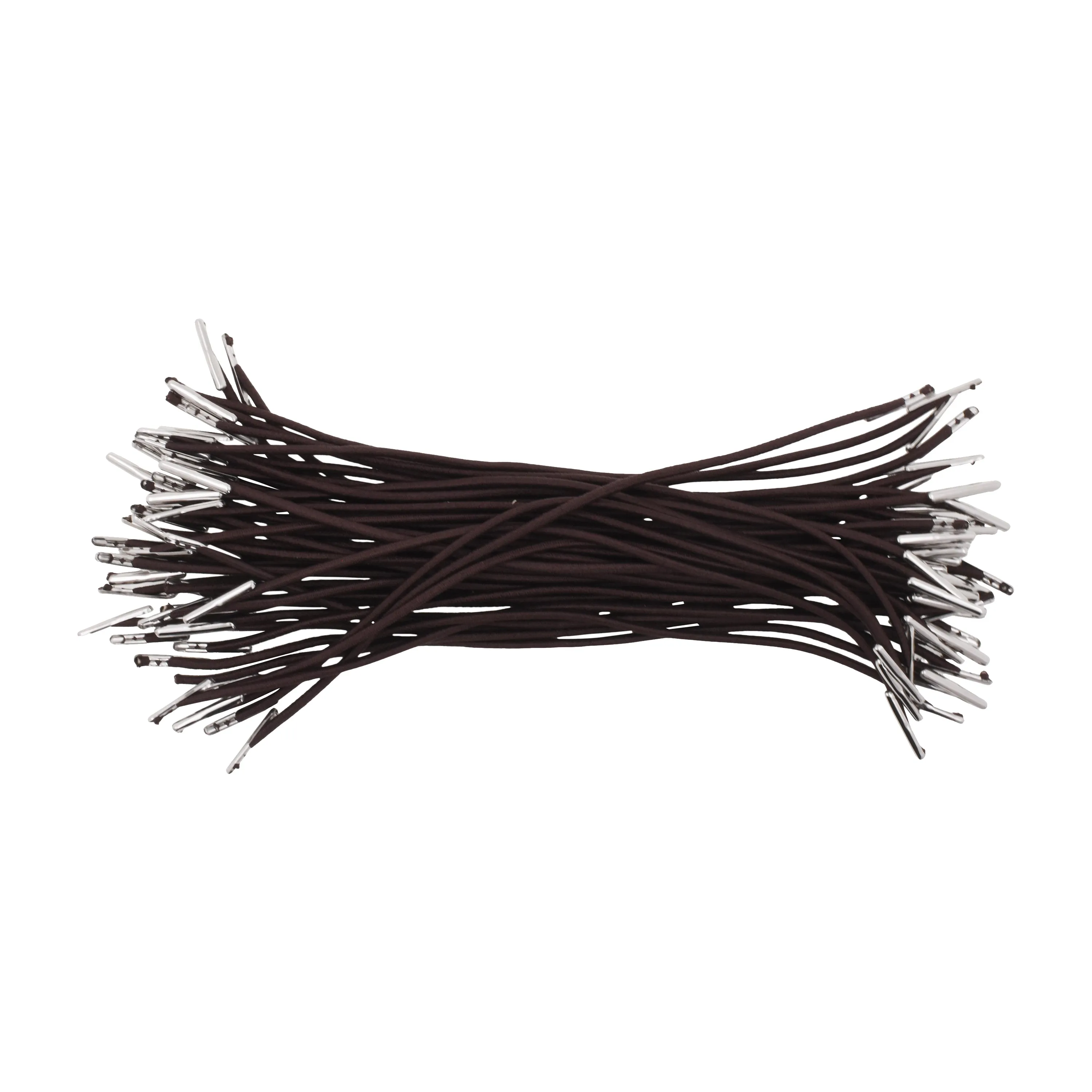 Mandala Crafts Elastic Barbed Cord, Stretch Loop Band with Metal Ends for Masks, Hats, Menus, Badges, Signs