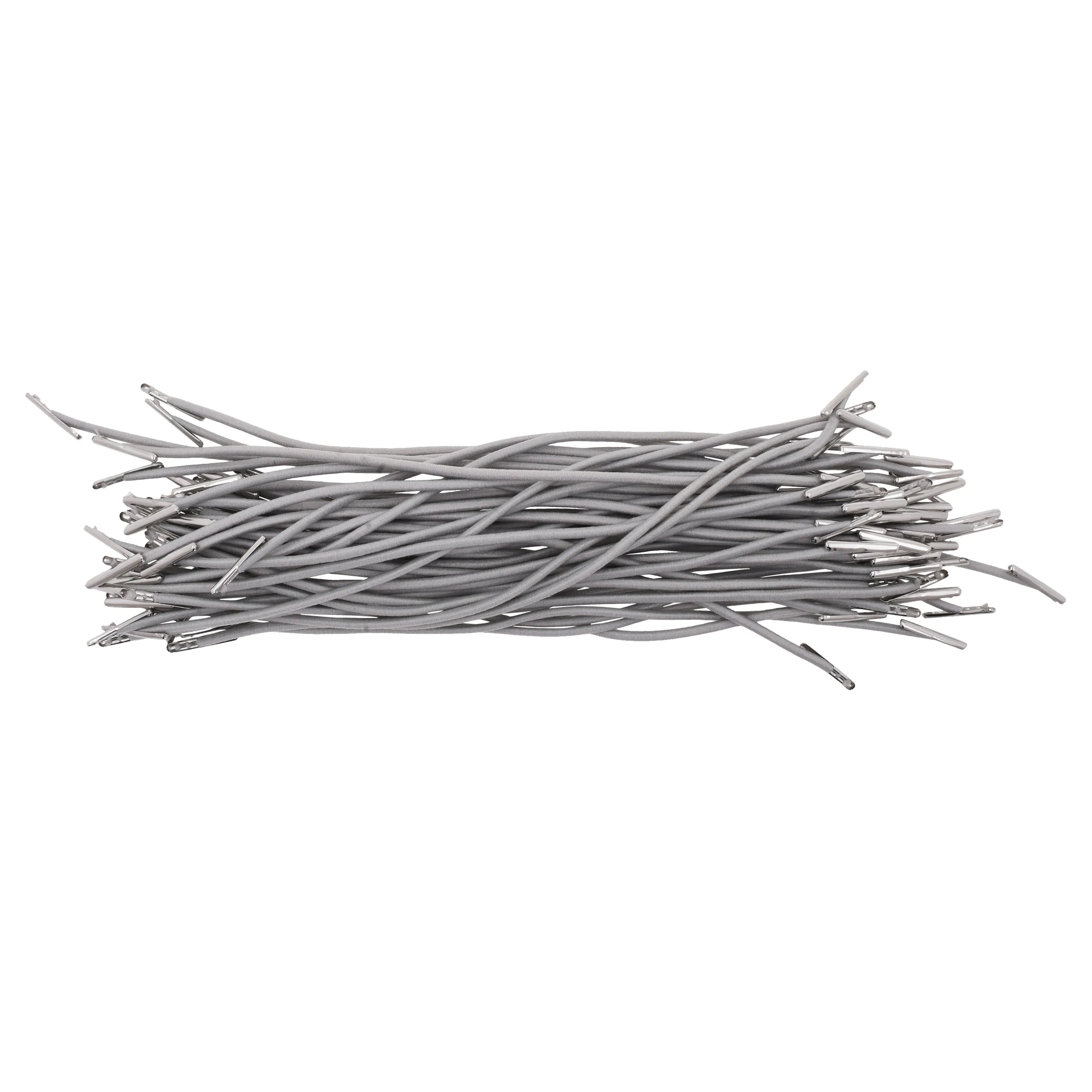 Mandala Crafts Elastic Barbed Cord, Stretch Loop Band with Metal Ends for Masks, Hats, Menus, Badges, Signs
