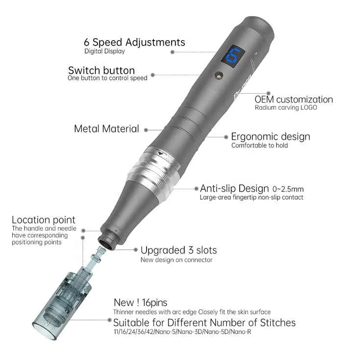 Microneedling Pen-قلم الوخز بالإبر