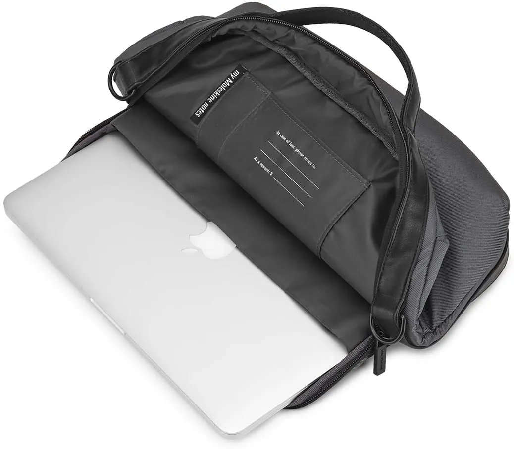 MOLESKINE 13-Inches PC Device and Tablet Shoulder and Horizontal Bag - Grey