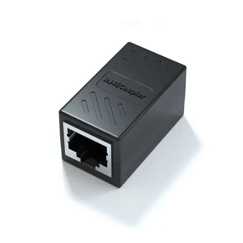 Network Rj45 Cable Port Network Cable Splitter Extender Plug Adapter Connector