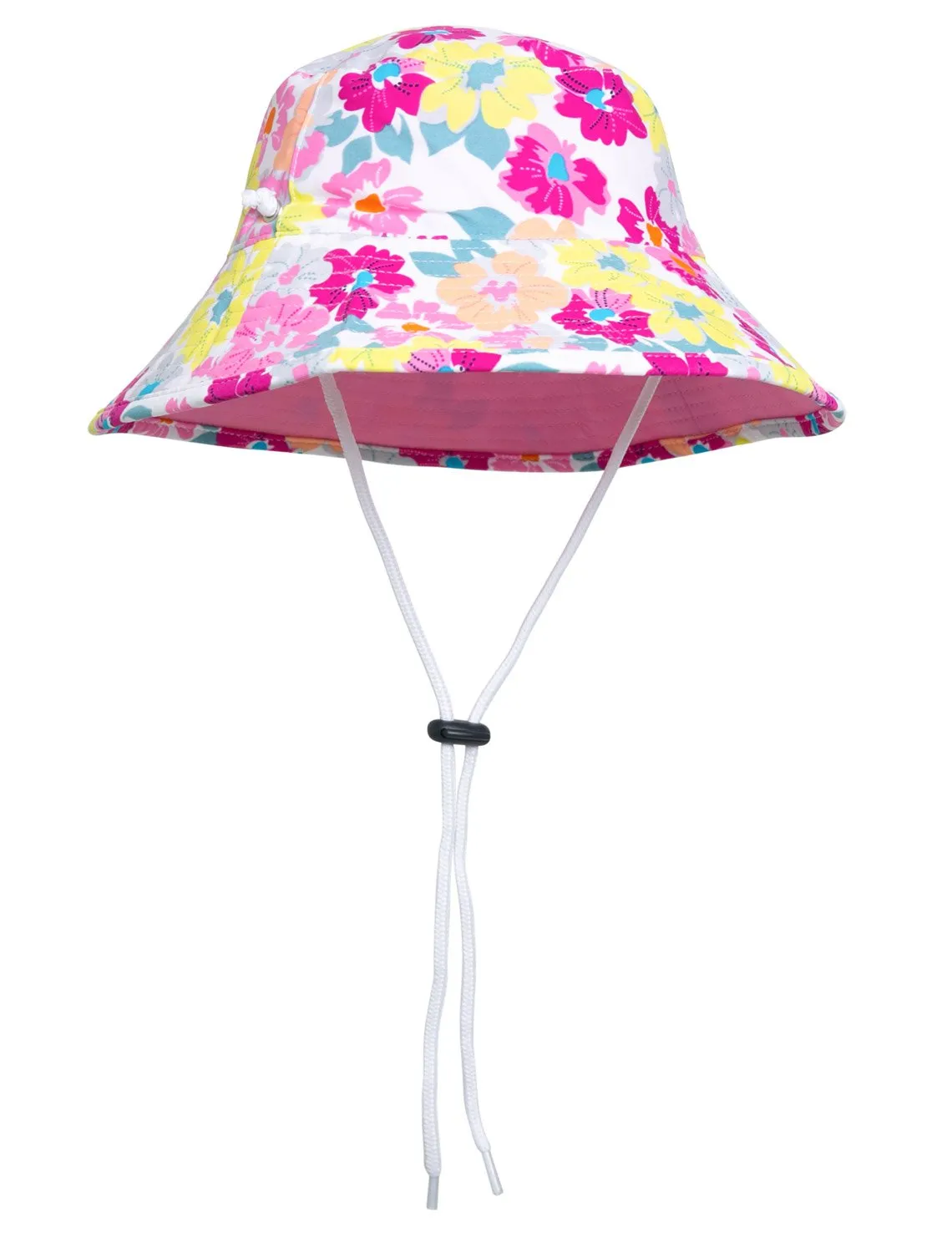 Reversible Bucket Sun Hat - Prettyberry Pink
