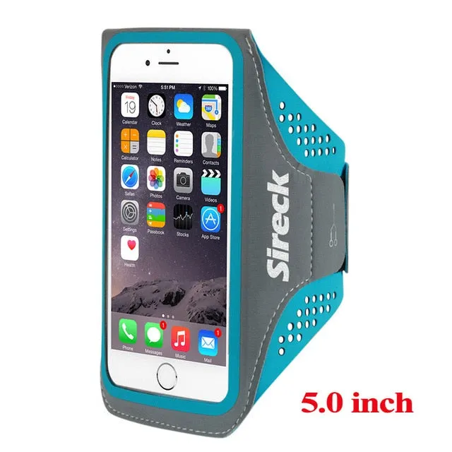 Sireck 2018 Running Bags Men Women 5.0" 5.8" Touch Screen Cell Phone Arms Package