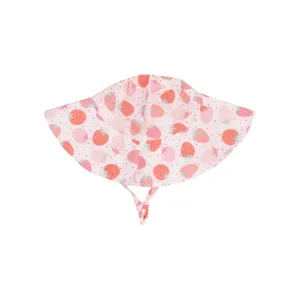 Strawberry Bliss Wide Brim Sunhat