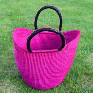 U Shopper Basket Bolga Basket Rufina Designs US021