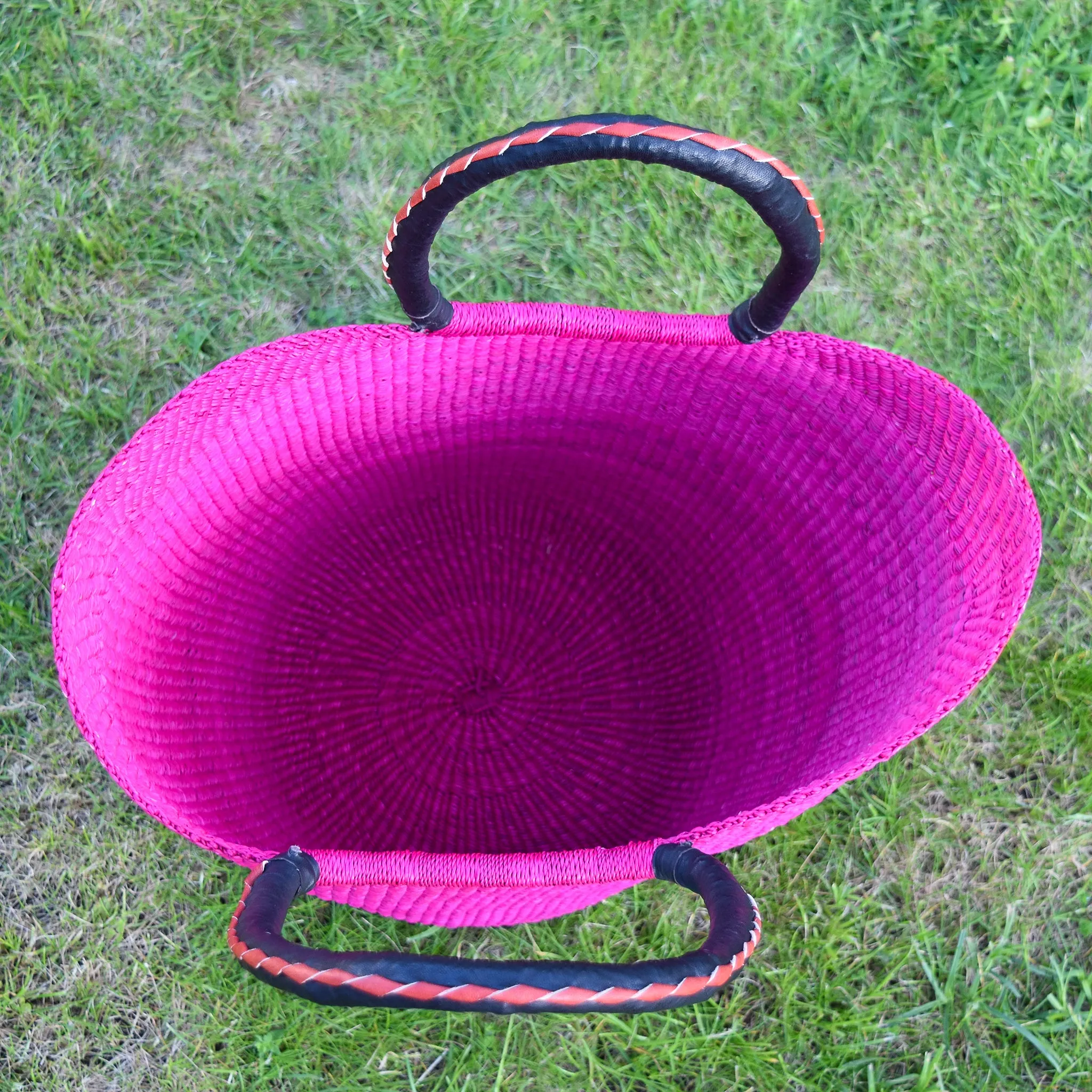 U Shopper Basket Bolga Basket Rufina Designs US021